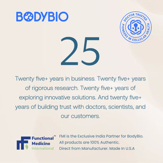 BodyBio - 25 years in researched based supplements 
