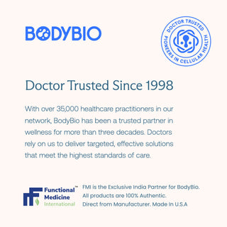 BodyBio - Trusted by doctors since 1998