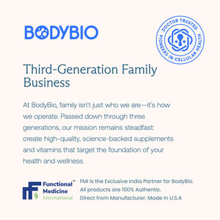 BodyBio - 3rd gen business only on FMI health