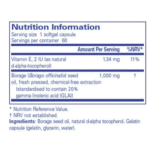 Borage Oil - 60 Softgel Capsules