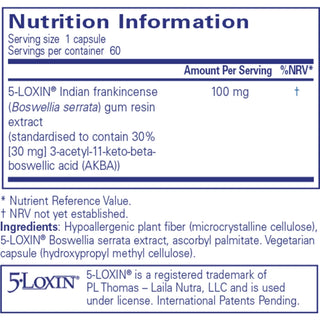 Boswellia AKBA - 60 Capsules