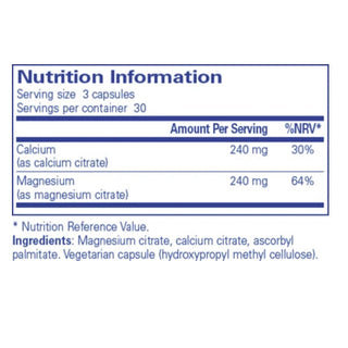 Calcium Magnesium (Citrate)-90 caps