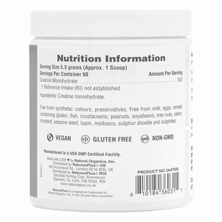 Creatine Micro-Optimised 330g , NaturesPlus