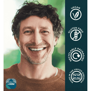 Health & Him Andropause 55+ Testosterone Support 60s, Health & Him