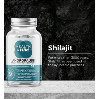 Health & Him Andropause 55+ Testosterone Support 60s, Health & Him