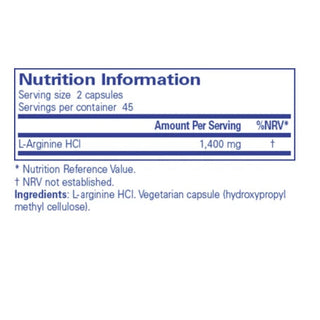 L-Arginine - 90 Capsules