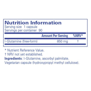 L-Glutamine 850 mg - 90 Capsules