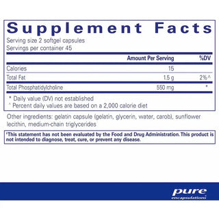 Phosphatidylcholine X 90 Softgels