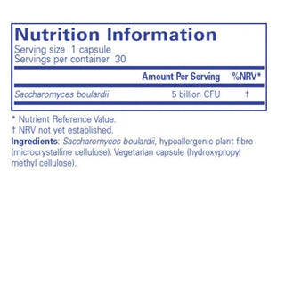 Saccharomyces Boulardii - 30 Capsules