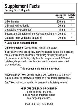 Methionine-200 X 100 Capsules