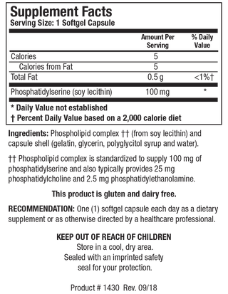 Phosphatidylserine X 90 Capsules