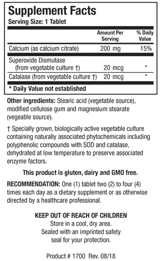 Ca-Zyme (Calcium) X 100 Tablets