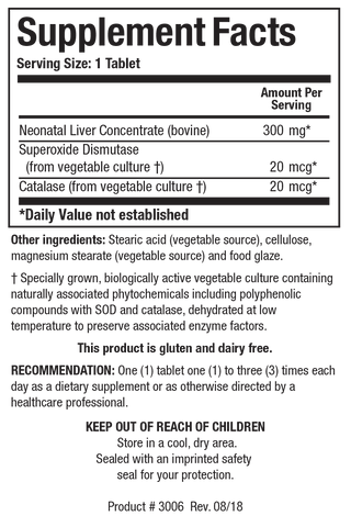 Cytozyme-LV X 60 Tablets