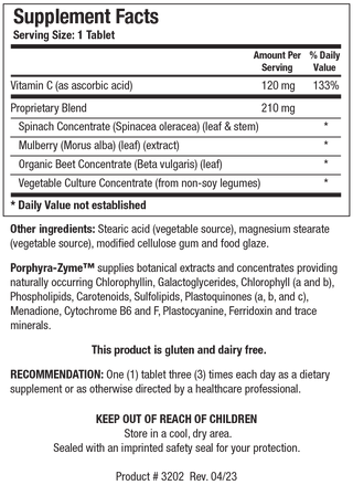 Porphyra-Zyme X 90 Tablets