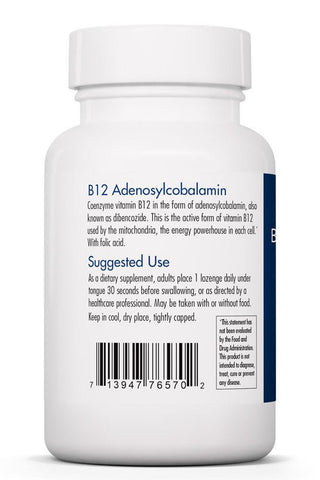 B12 Adenosylcobalamin X 60 Vegetarian Lozenges