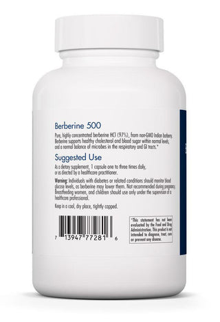 Berberine 500 X 90 Vegetarian Capsules