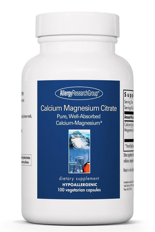 Calcium Magnesium Citrate X 100 Vegetarian Capsules