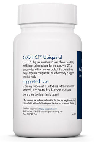 CoQH-CF Ubiquinol X 60 Softgels