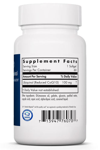 CoQH-CF Ubiquinol X 60 Softgels