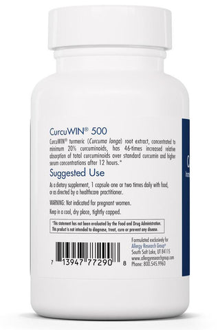 CurcuWIN 500 X 60 Vegetarian Capsules