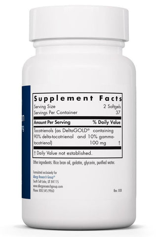 Delta-Fraction Tocotrienols 50mg X 75 Softgels