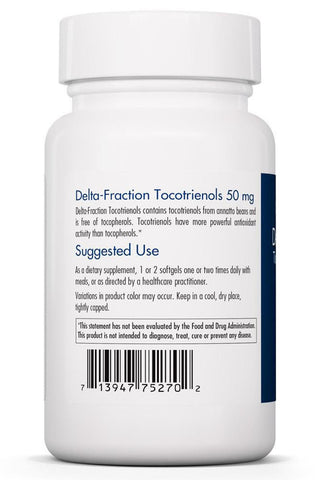 Delta-Fraction Tocotrienols 50mg X 75 Softgels