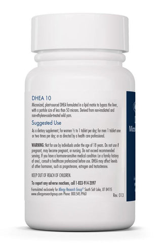 DHEA 10mg X 60 Scored Tablets