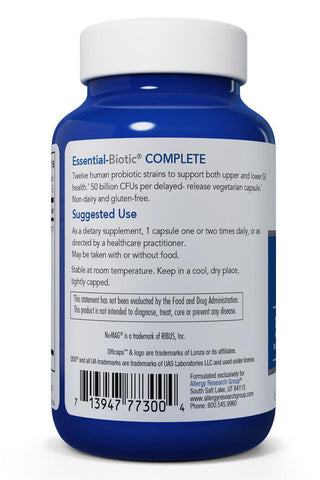 Essential-Biotic COMPLETE X 60 Delayed-release Vegetarian Capsules