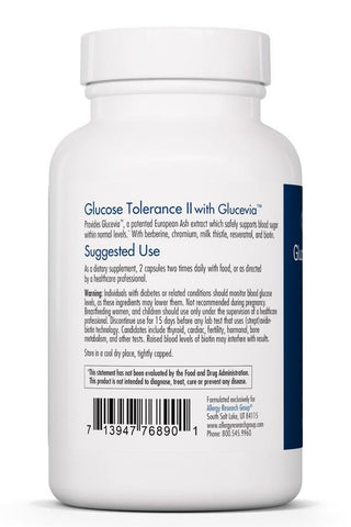 Glucose Tolerance II X 120 Vegetarian Capsules