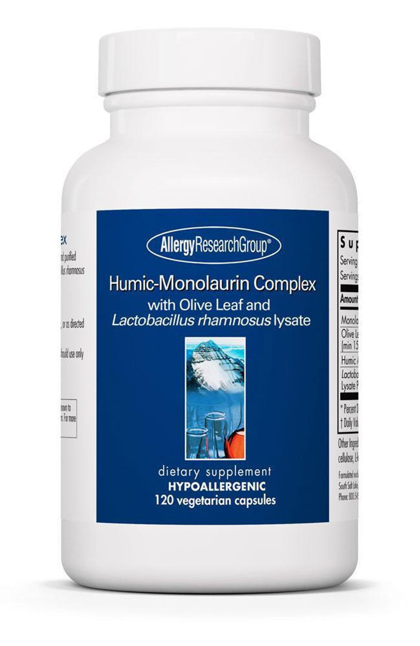 Humic Monolaurin Complex X 120 Vegetarian Capsules - Allergy Research ...