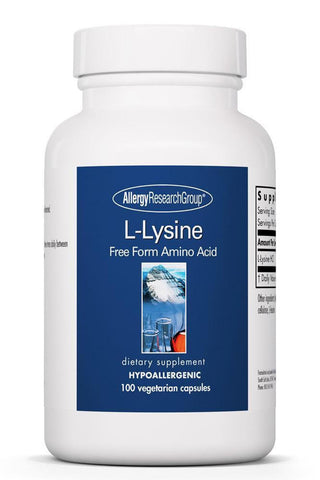 L-Lysine 500mg X 100 Vegetarian Capsules