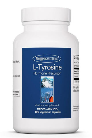 L-Tyrosine 500mg X 100 Vegetarian Capsules