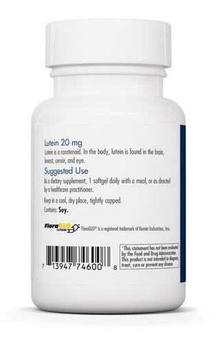 Lutein 20mg X 60 Softgels