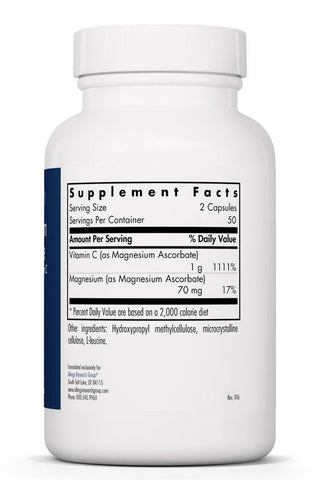 Magnesium Ascorbate X 100 Veg Caps