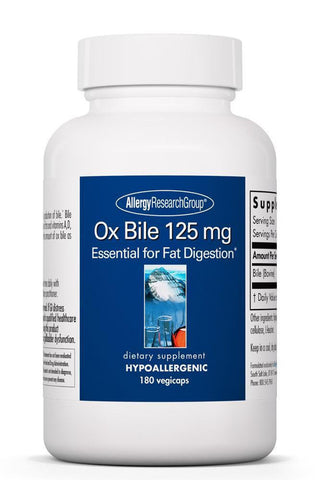 Ox Bile 125mg X 180 Vegicaps