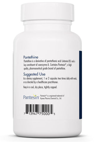 Pantethine X 60 Vegetarian Capsules