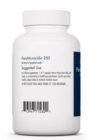 ParaMicrocidin 250mg X 120  Vegetarian Capsules