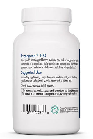 Pycnogenol 100 X 30 Vegetarian Capsules