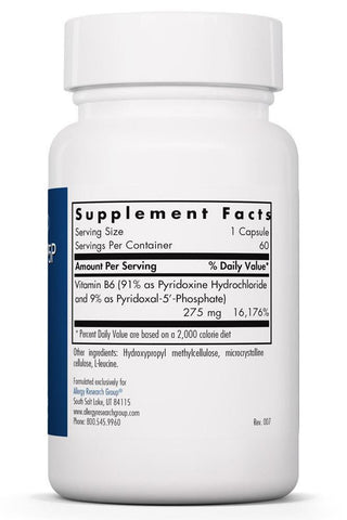 Pyridoxine P5P X 60 Vegetarian Capsules