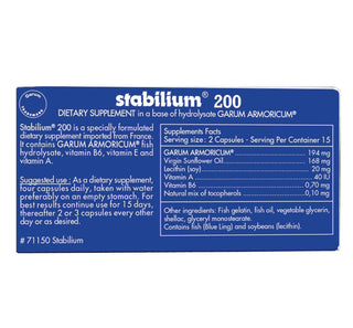 Stabilium 200 X 30 Capsules