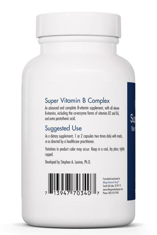 Super Vitamin B X 120 Vegetarian Capsules