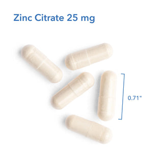 Zinc Citrate 25mg X 60 Vegetarian Capsules